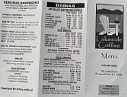 Lakeside Coffee Roasters menu