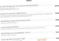 La Mere Poule menu