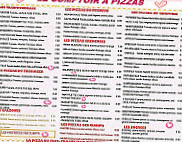 Le Comptoir à Pizza menu