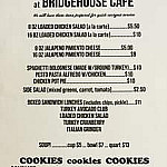 Bridgehouse Cafe menu