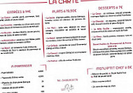 Côté Resto menu