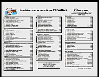 El Carlicos menu