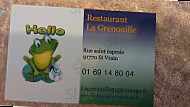 La Grenouille menu