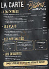 Le Bistrot Des Bornes menu