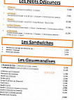Cafe des Voyageurs menu