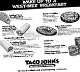 Taco John's menu