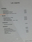 Le Bouchon D'orb menu
