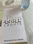 Grill Croute menu