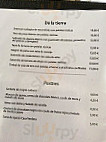 Casa Verdera menu