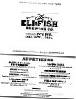Eli Fish Brewing Company menu