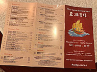 Thai Asien menu