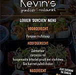 Kevin's Grand Cafe menu