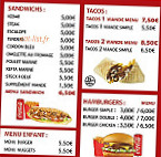 Snack Du Centre menu