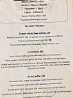 Bistro V menu