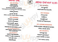L'auberge De La Clouère menu