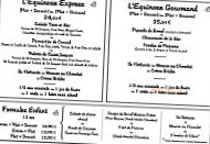 Equinoxe menu