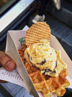 Fred's Belgian Waffles And Ice Cream inside