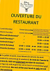 Auberge Des Deux Rivières menu