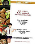 Buffet Saigon menu