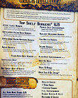 My Saloon, Inc. menu