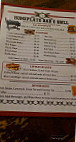 Homeplate Grill menu
