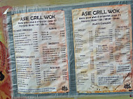 Asie Grill Wok menu