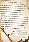 Galettes De Saint Malo menu