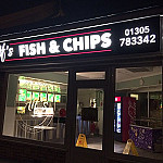 Alf's Fish And Chips inside