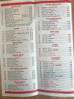 China King Buffet menu