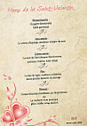 Hôtel La Chartreuse Du Val Saint Esprit menu