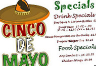 Habaneros Mexican menu