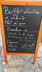 Café Des 4 Chemins menu