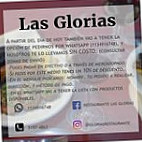 Restaurante Las Glorias menu