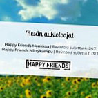Happy Friends menu