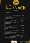 Le Snack De Ganges Burgers Et Sandwiches menu