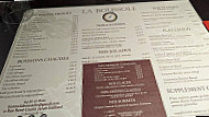 La Boussole menu