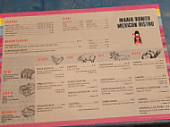 Maria Bonita menu