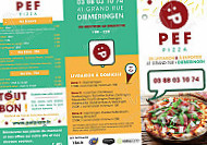 Pef Pizza menu