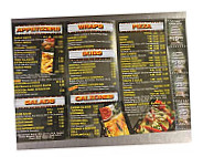 Cinema Pizza menu