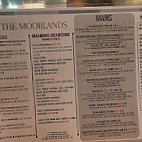 The Moorlands Inn menu