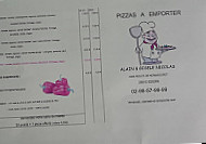 Pizza Nicolas menu