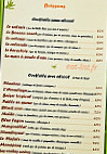 restaurant la FOURNAISE menu