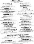 Toscana Northern Italian Grill menu