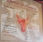 Cafe Du Commerce menu