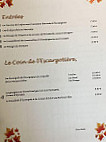 Logis Hôtel L'escargotière menu