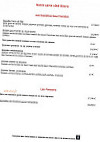 La Table De Cesar menu