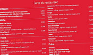 Francesca menu