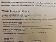 Tommy Bahama Restaurant & Bar - Waikiki, HI menu