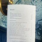 Brook's menu