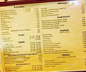 San Juan menu